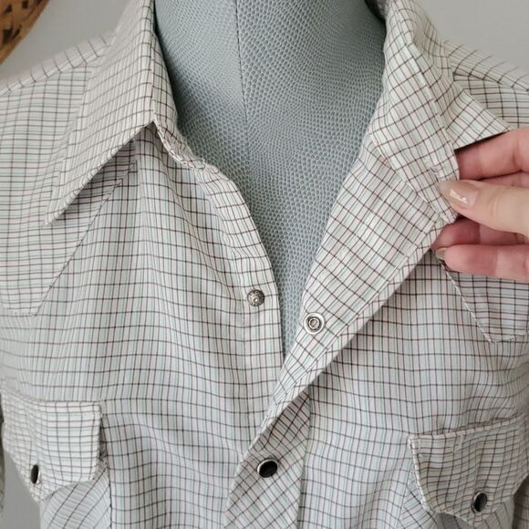 SEARS Western Wear | Vintage Snap-button Shirt - Picture 4 of 9